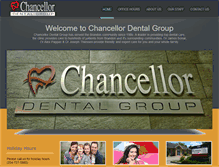 Tablet Screenshot of chancellordental.com